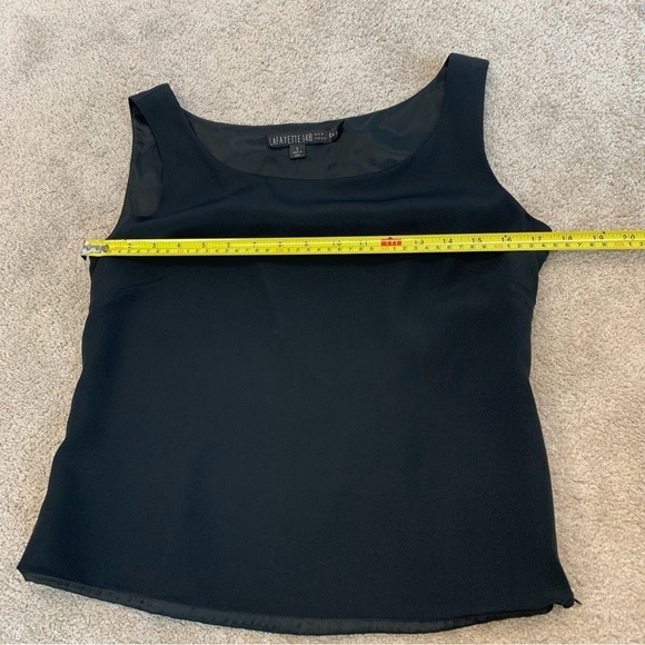 Lafayette 148 New York Women's 6 Black Classic Tops Sleeveless - Picture 7 of 9